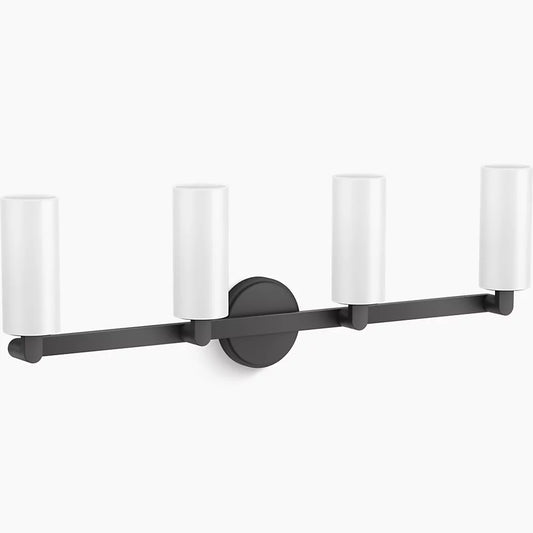 KOHLER K-35875-SC04-BLL Crue Four-Light Sconce In Matte Black