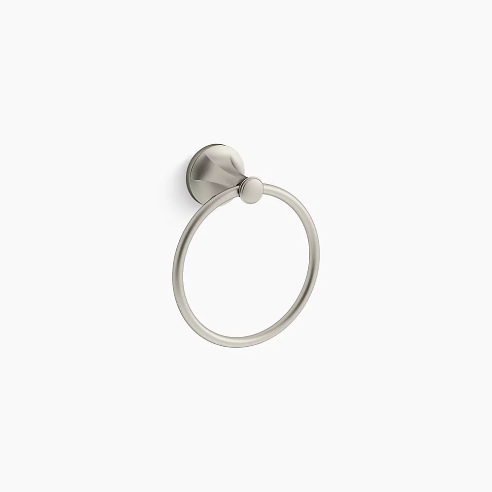 KOHLER K-26511-BN Vibrant Brushed Nickel Refined Towel ring