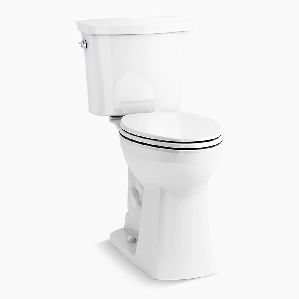 KOHLER K-43201-0 Kelston Tall Two-Piece Elongated Toilet 1.28 GPF In White