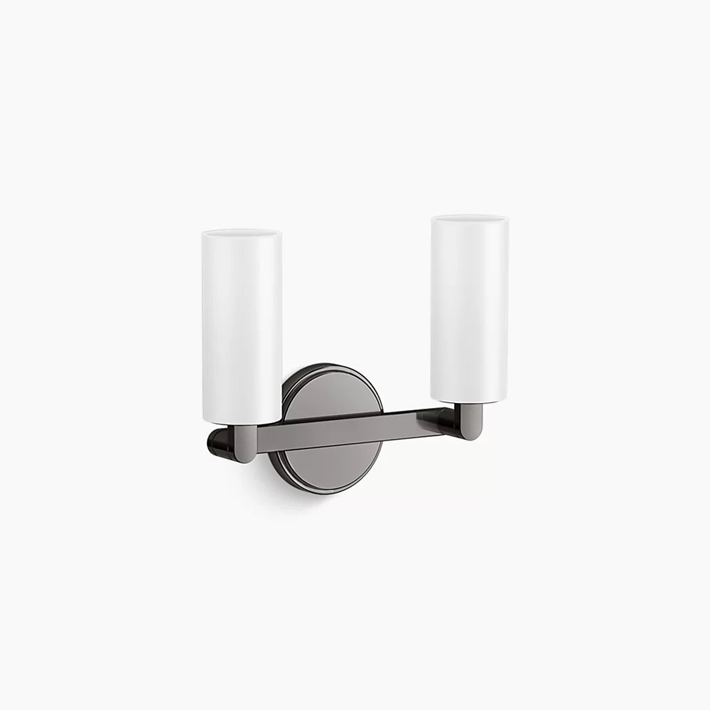 KOHLER K-35873-SC02-TTL Crue Two-Light Sconce In Titanium