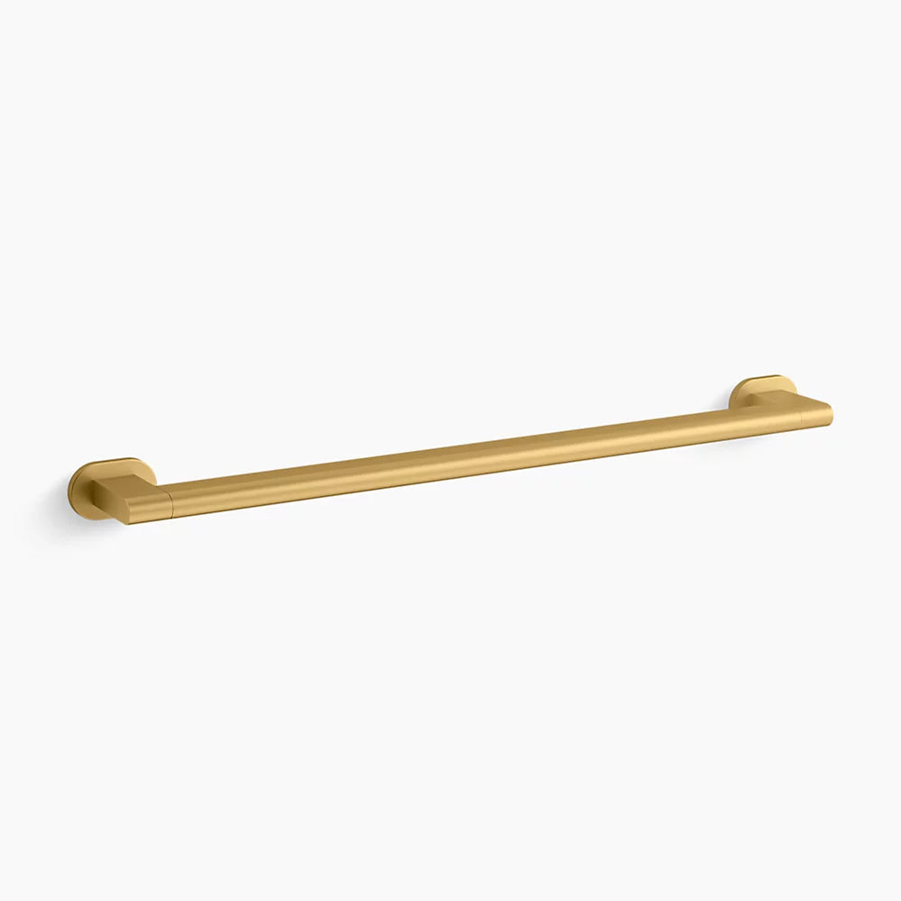 KOHLER K-33458-2MB Belay 24 in. Grab Bar, Vibrant Brushed Moderne Brass