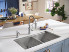 MOEN 5926 Genta Lx One-Handle Pre-Rinse Spring Pulldown Kitchen Faucet - Chrome