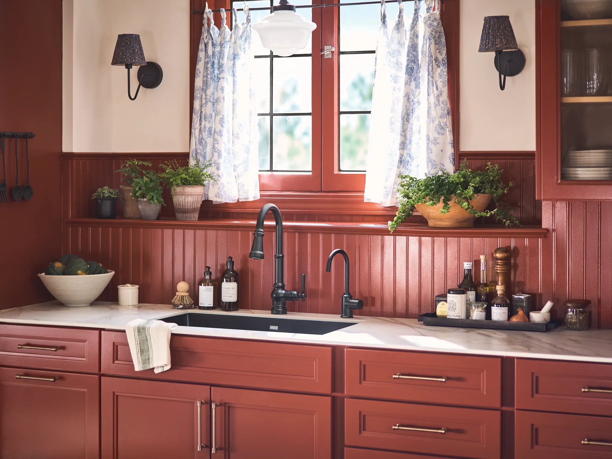 MOEN S72003BL Paterson One-Handle High Arc Pulldown Kitchen Faucet - Matte Black