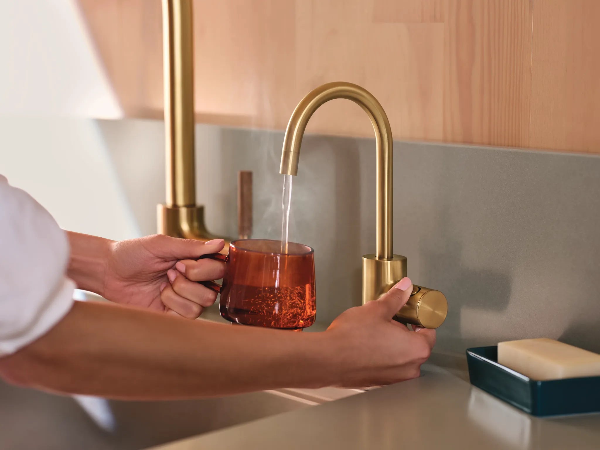 MOEN IH7660BG Sip Modern Instant Hot Water Dispenser Faucet - Brushed Gold