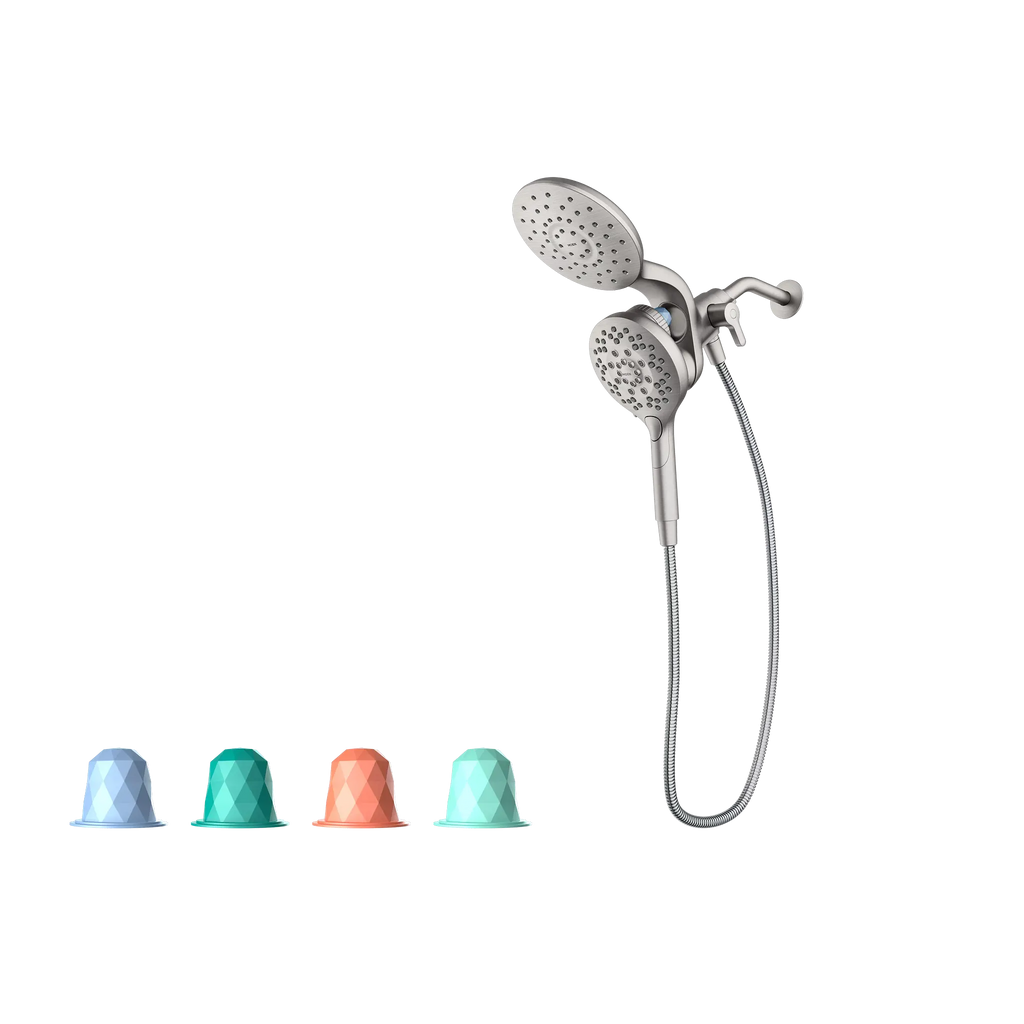 MOEN IN208C2 Chrome six-function 6-1/2" diameter spray head eco rainshower and handshower