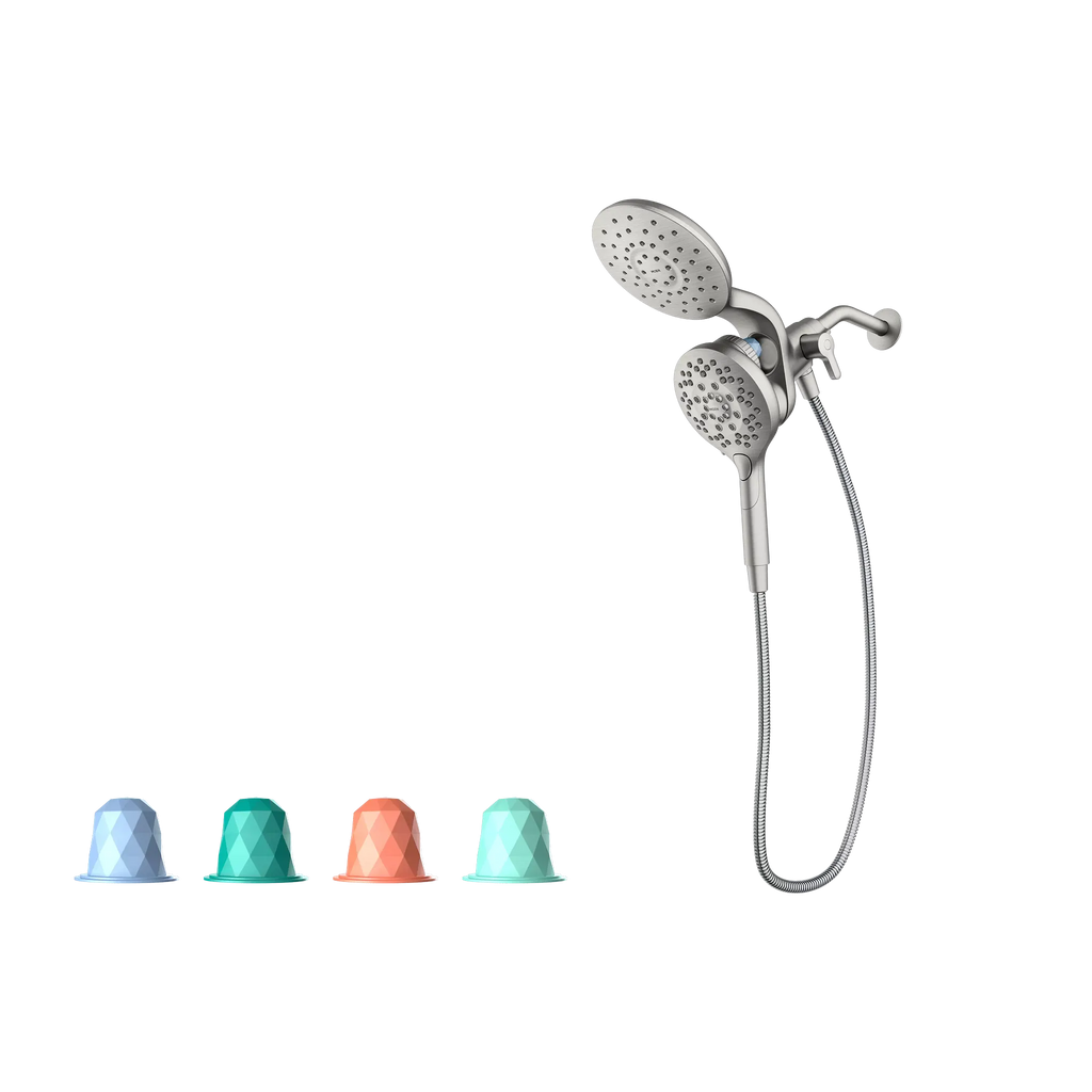 MOEN IN208C2SRN Inly  Six-Function 6-1/2" Diameter Spray Head Eco Rainshower And Handshower In Spot Resist Brushed Nickel