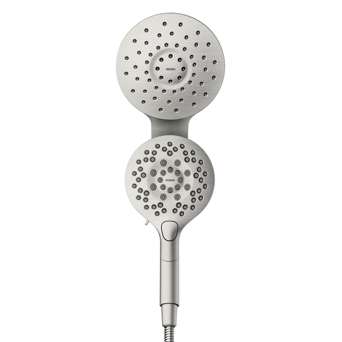 MOEN IN208C2SRN Inly  Six-Function 6-1/2" Diameter Spray Head Eco Rainshower And Handshower In Spot Resist Brushed Nickel