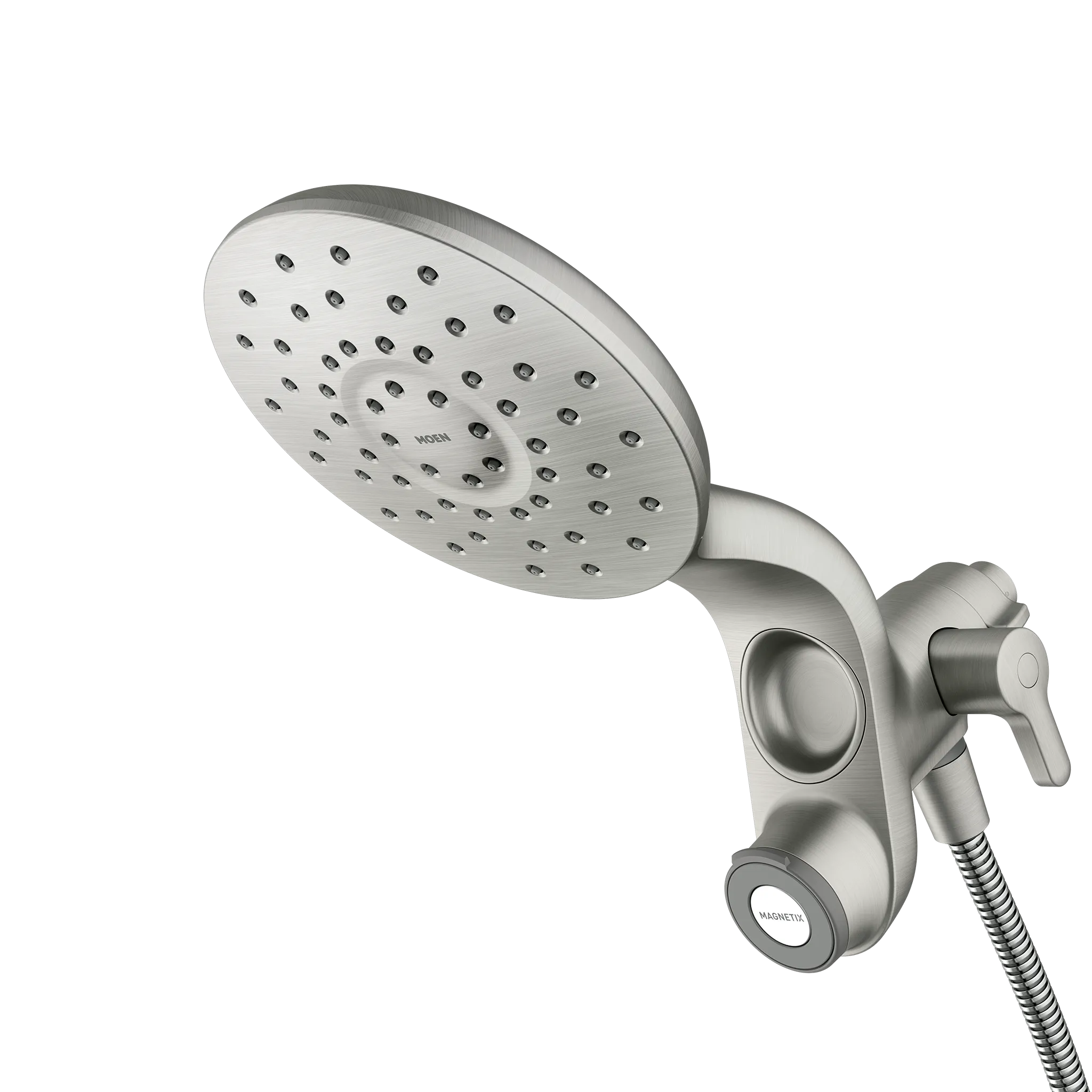 MOEN IN208C2SRN Inly  Six-Function 6-1/2" Diameter Spray Head Eco Rainshower And Handshower In Spot Resist Brushed Nickel