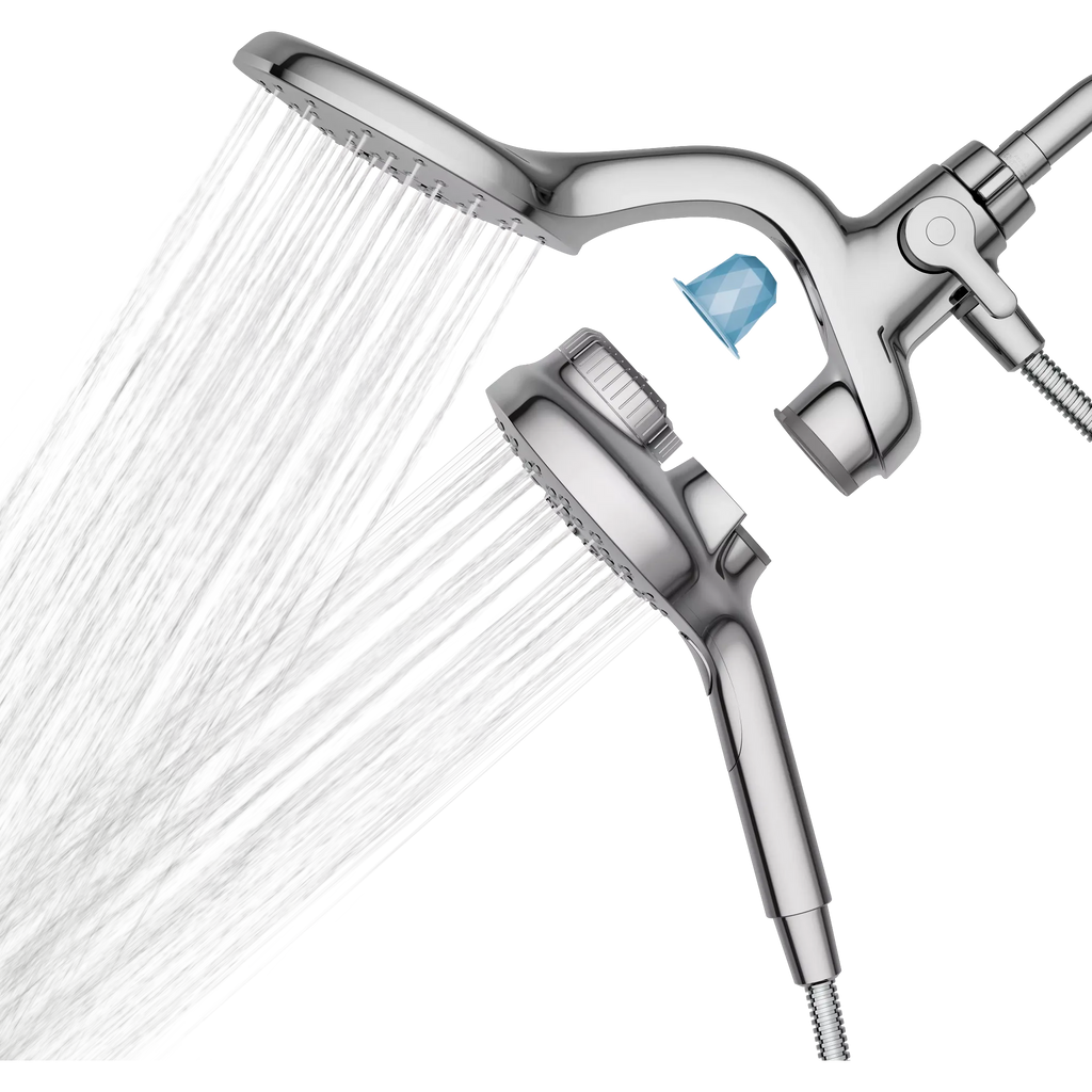 MOEN IN208C2 Chrome six-function 6-1/2" diameter spray head eco rainshower and handshower