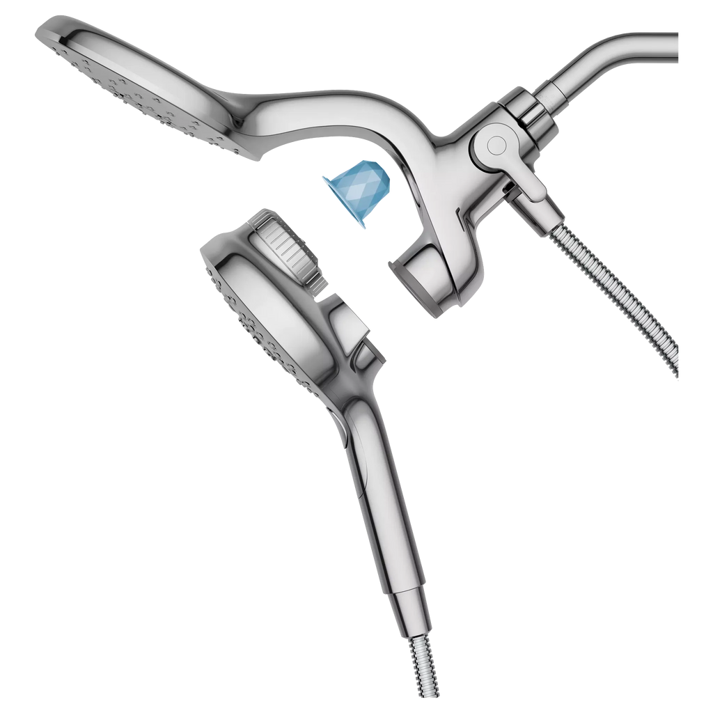 MOEN IN208C2 Chrome six-function 6-1/2" diameter spray head eco rainshower and handshower
