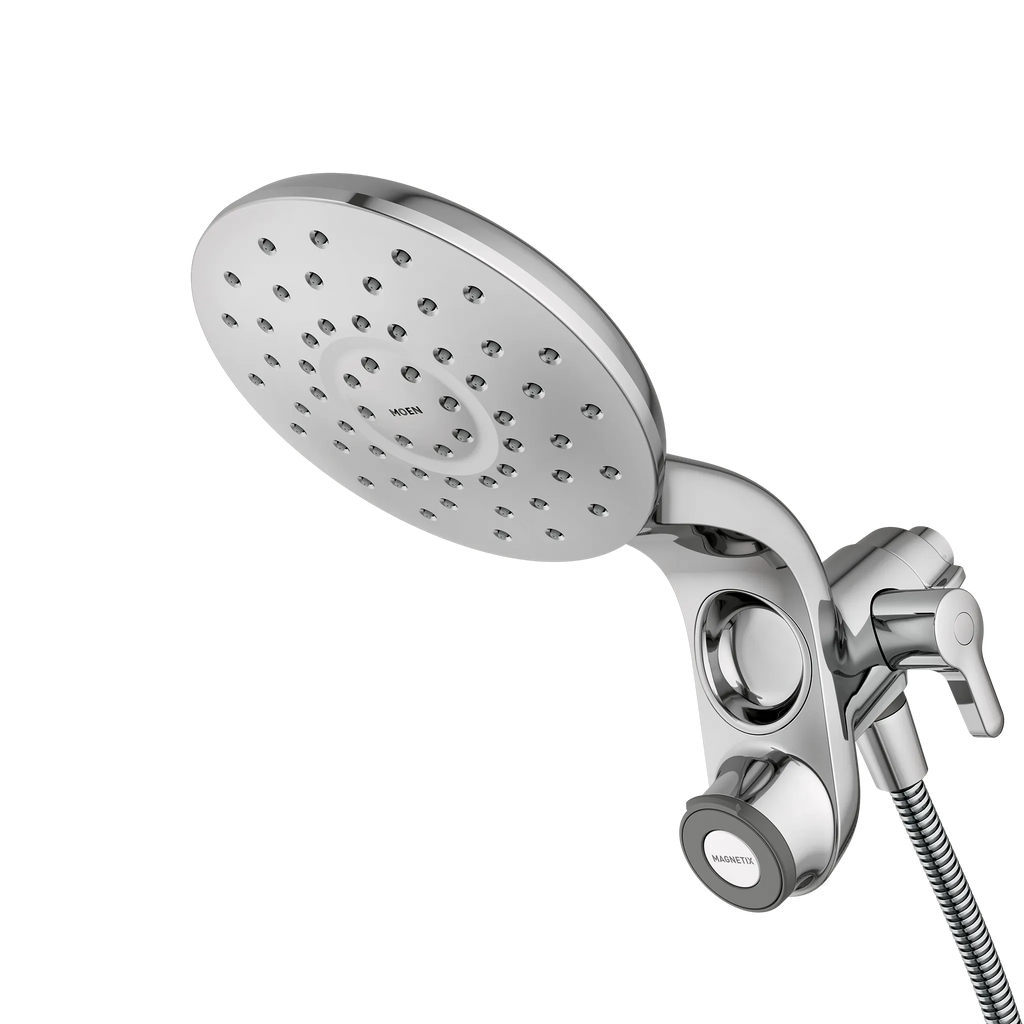 MOEN IN208C2 Chrome six-function 6-1/2" diameter spray head eco rainshower and handshower