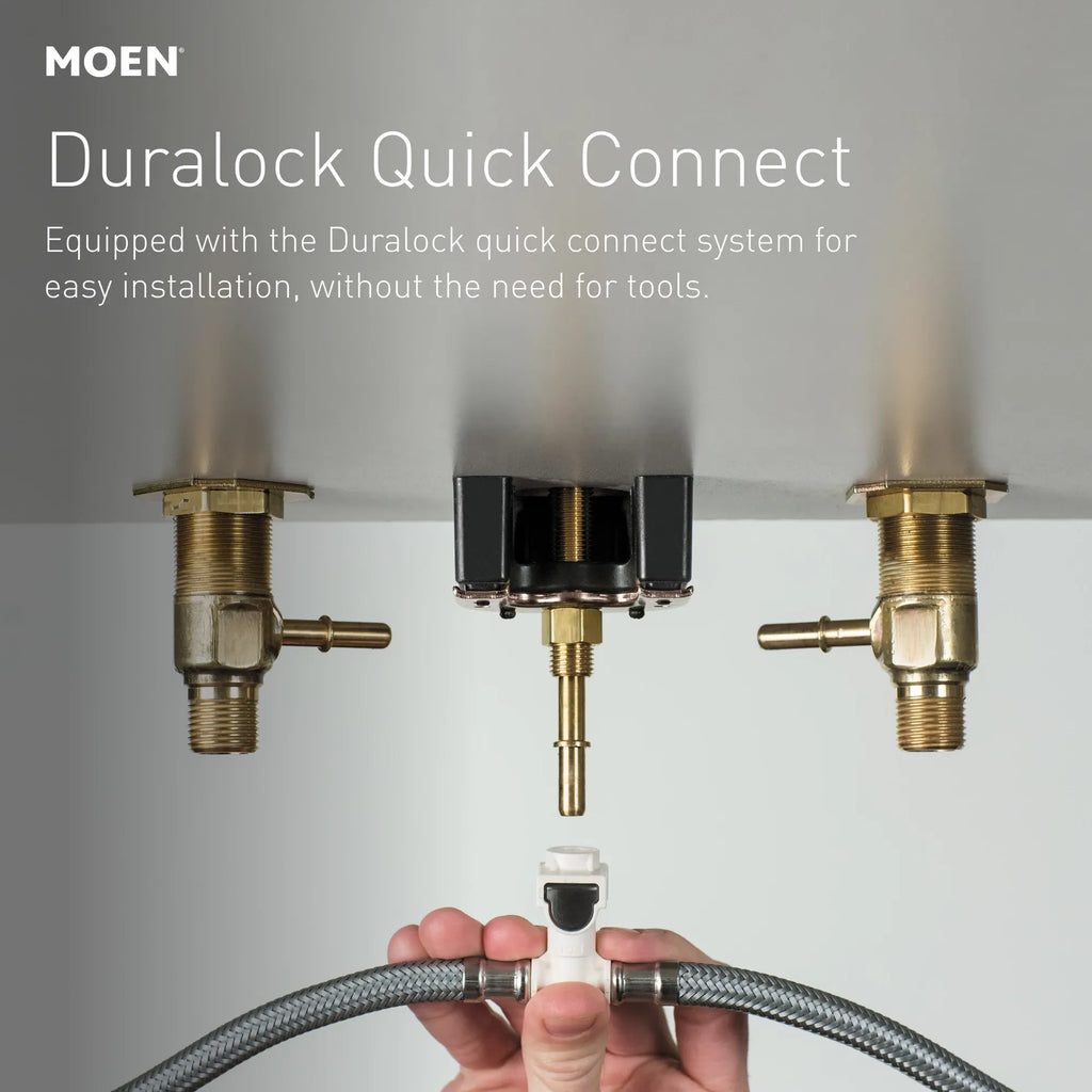 MOEN T6142BN Gibson Two-Handle High Arc Bathroom Faucet - Brushed Nickel