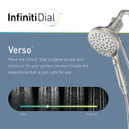 MOEN 220H2SRN  Eight-Function 5" Diameter Spray Head Handshower In Spot Resist Brushed Nickel