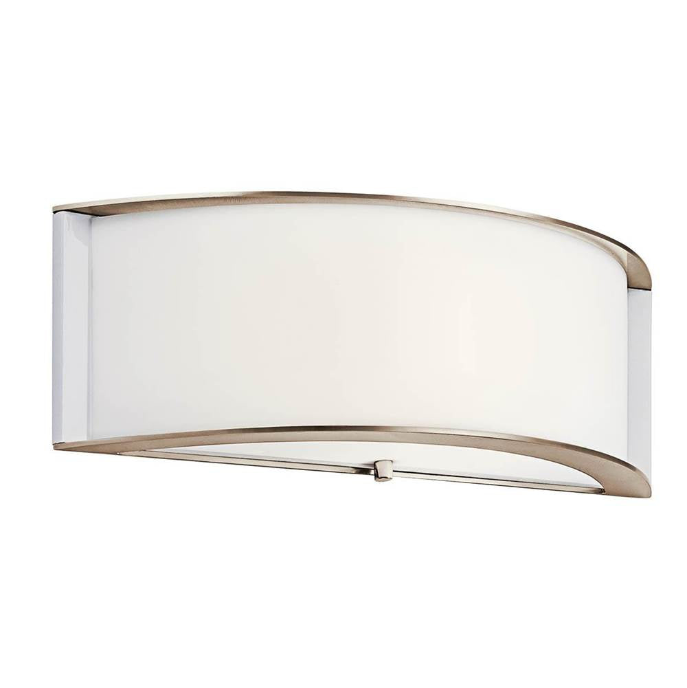 KICHLER 10630PNLED Arcola 5.5" LED Wall Sconce Polished Nickel