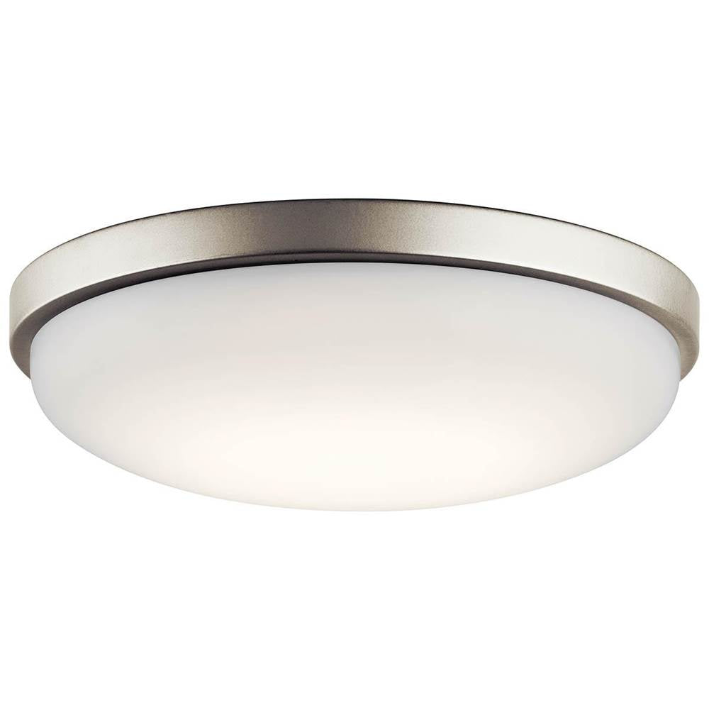 KICHLER 10764NILED Ceiling Space 14.5" LED Flush Mount Brushed Nickel