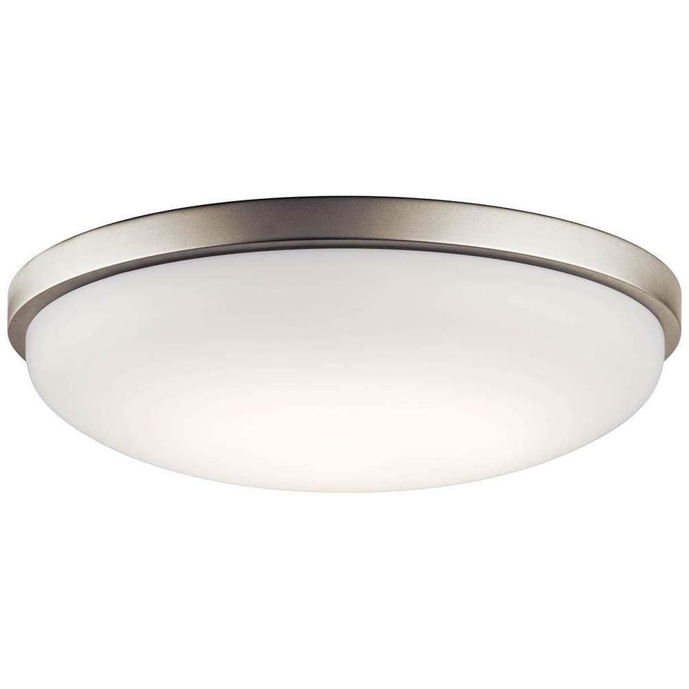 KICHLER 10765NILED Ceiling Space 17.75" LED Flush Mount Brushed Nickel