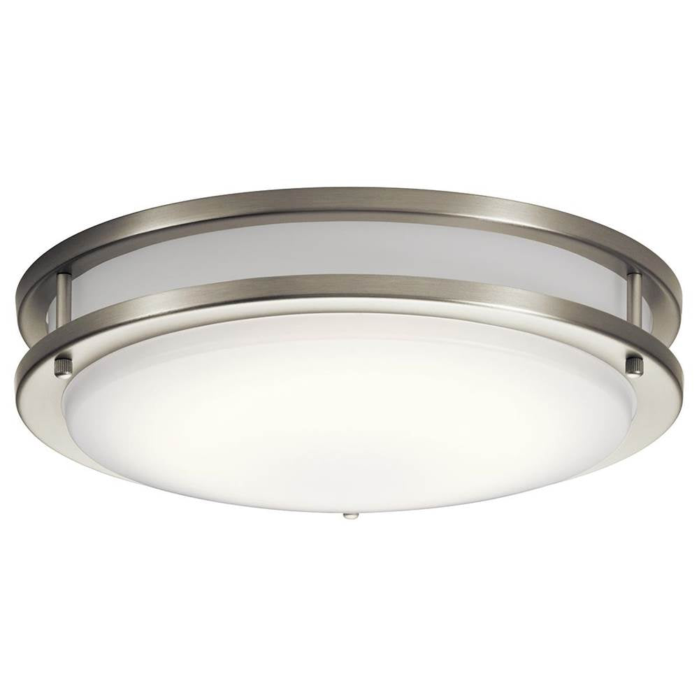 KICHLER 10769NILED Avon 14" LED Flush Mount with Acrylic in Brushed Nickel