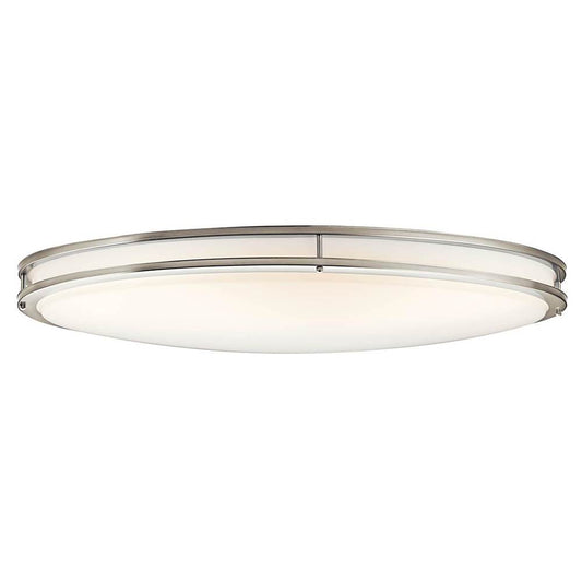KICHLER 10789NILED Avon 32.5" LED Flush Mount with Acrylic in Brushed Nickel
