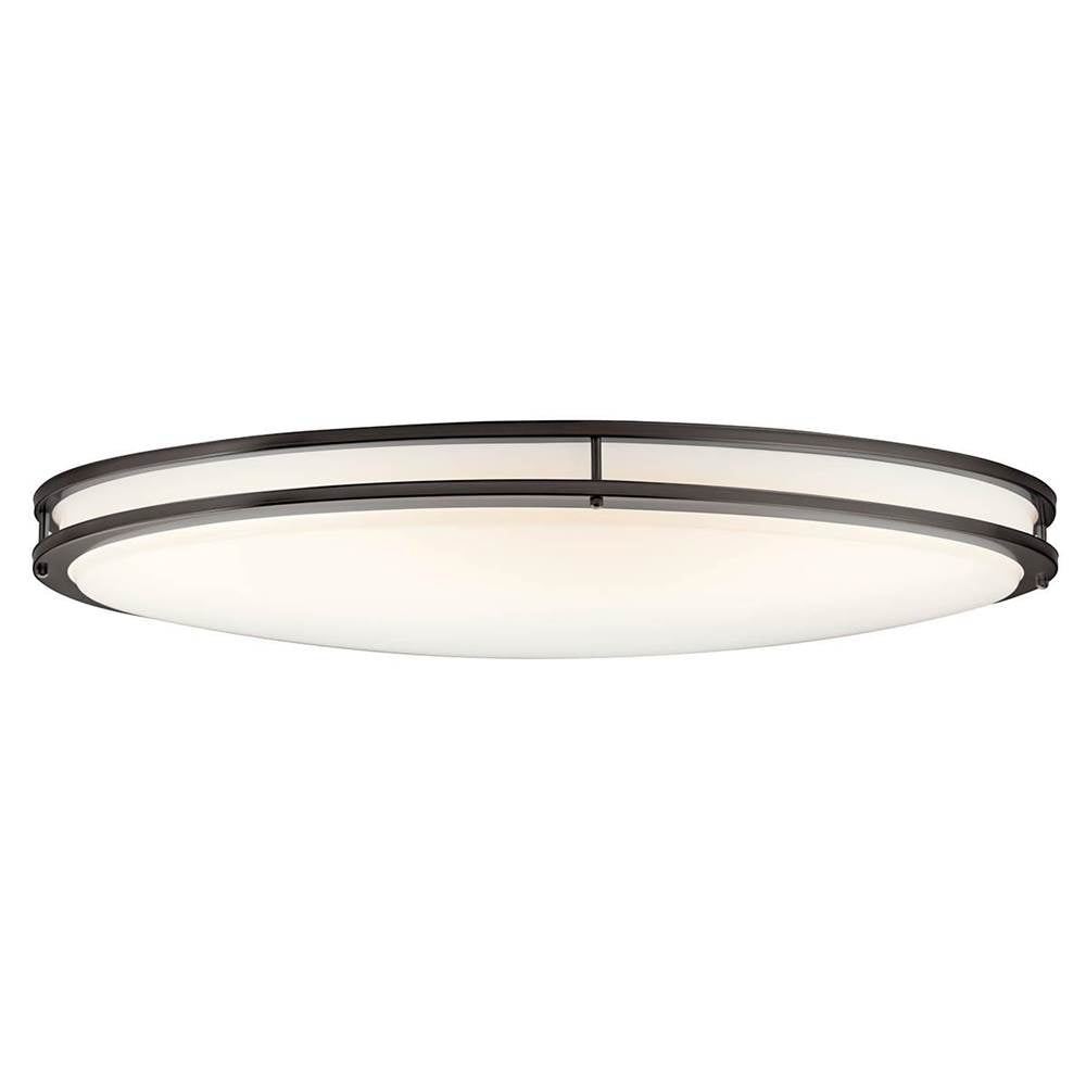 KICHLER 10789OZLED Avon 32.5" LED Flush Mount with Acrylic in Olde Bronze