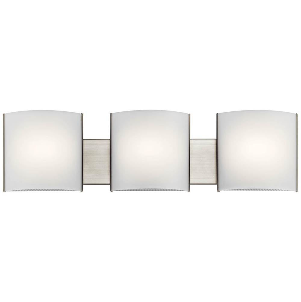 KICHLER 10799NILED 30" 3 Light LED Vanity Light Brushed Nickel