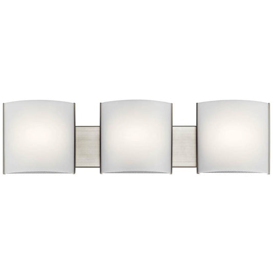 KICHLER 10799NILED 30" 3 Light LED Vanity Light Brushed Nickel