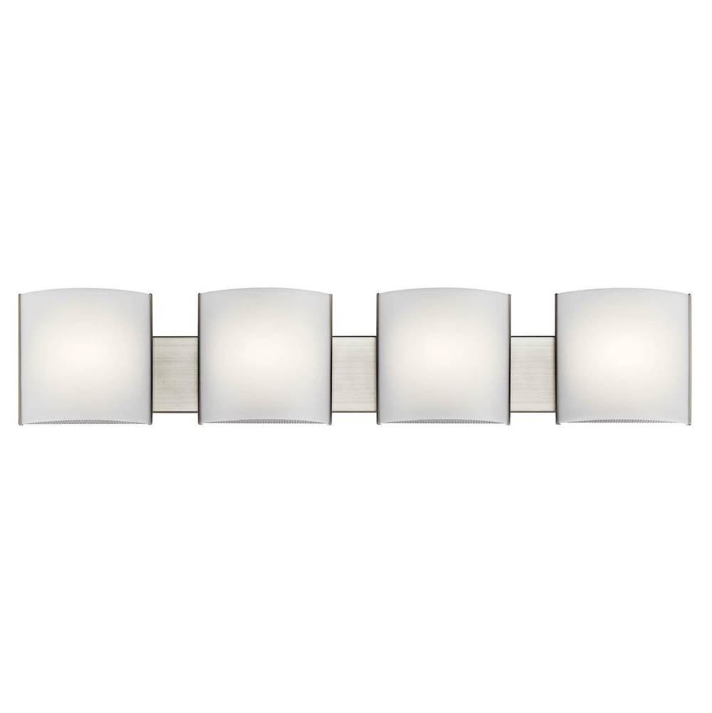 KICHLER 10800NILED 4 Light LED Vanity Light Brushed Nickel