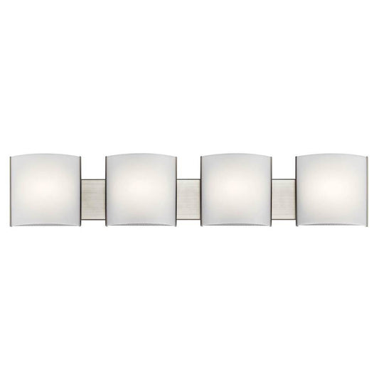 KICHLER 10800NILED 4 Light LED Vanity Light Brushed Nickel