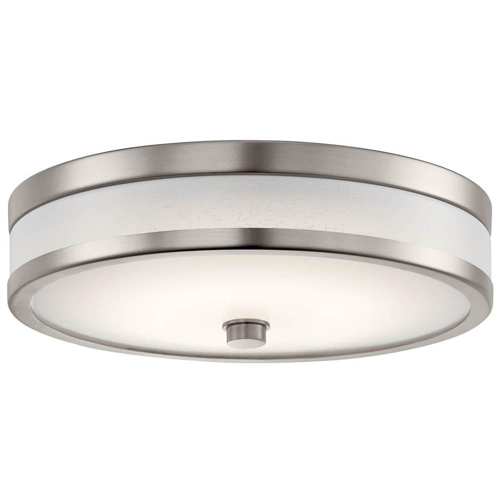KICHLER 11302CPLED Pira 12" LED Flush Mount Champagne