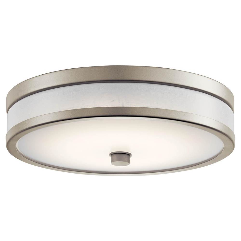 KICHLER 11302NILED Pira 12" LED Flush Mount Brushed Nickel