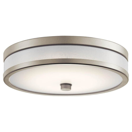 KICHLER 11302NILED Pira 12" LED Flush Mount Brushed Nickel