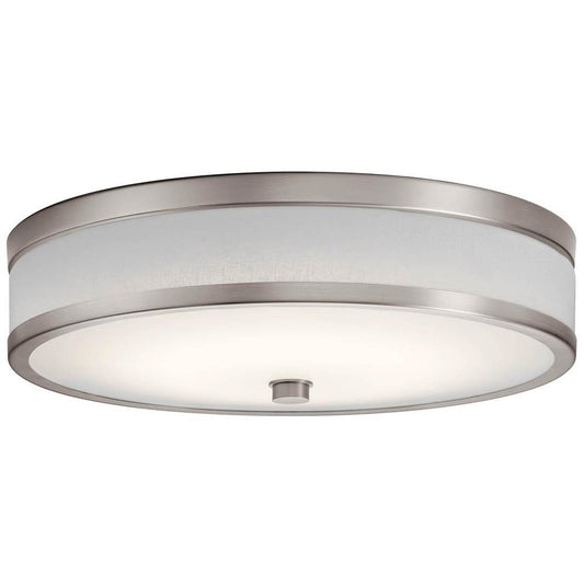 KICHLER 11303CPLED Pira 15" LED Flush Mount in Champagne