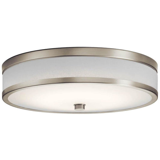 KICHLER 11303NILED Pira 15" LED Flush Mount Brushed Nickel