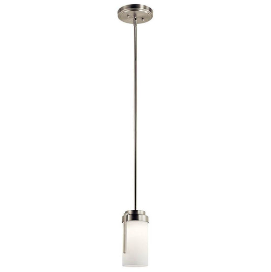 KICHLER 11305NILED 4.5" 1 Light LED Mini Pendant Brushed Nickel