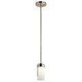KICHLER 11305NILED 4.5" 1 Light LED Mini Pendant Brushed Nickel