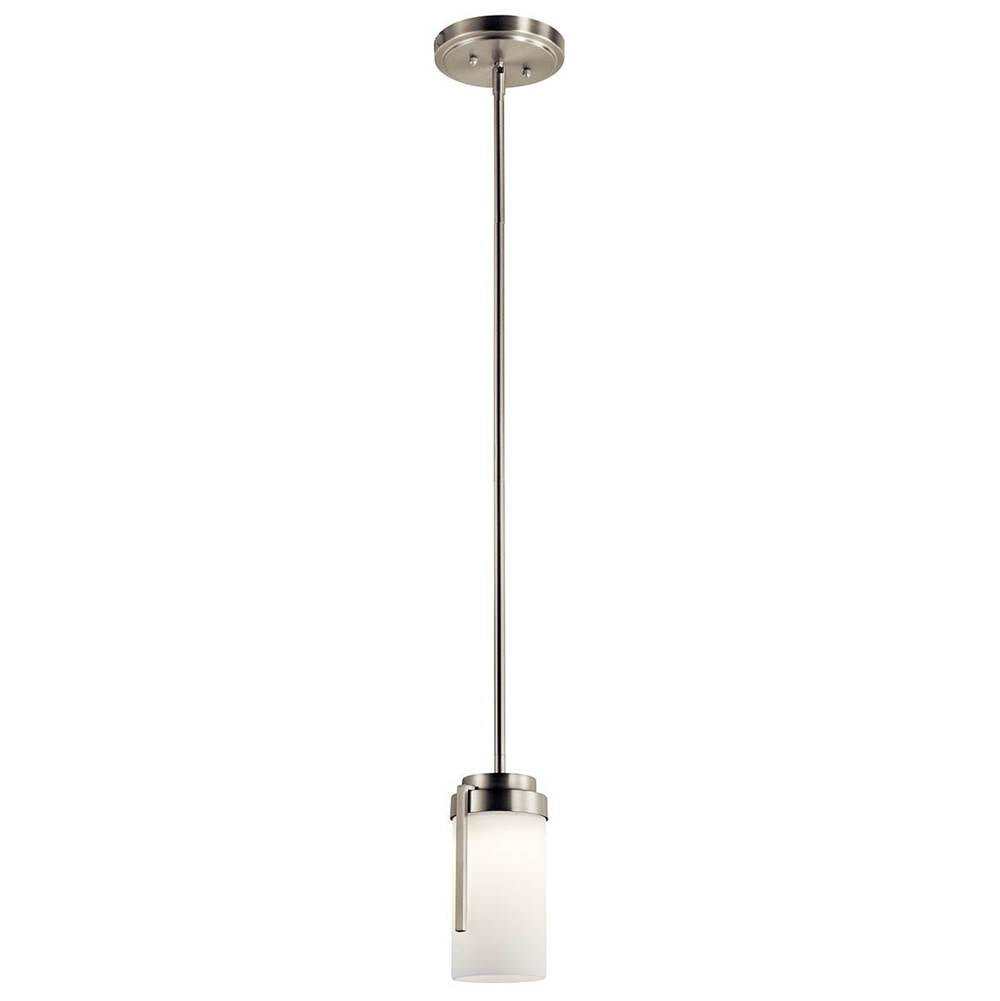 KICHLER 11305NILED 4.5" 1 Light LED Mini Pendant Brushed Nickel