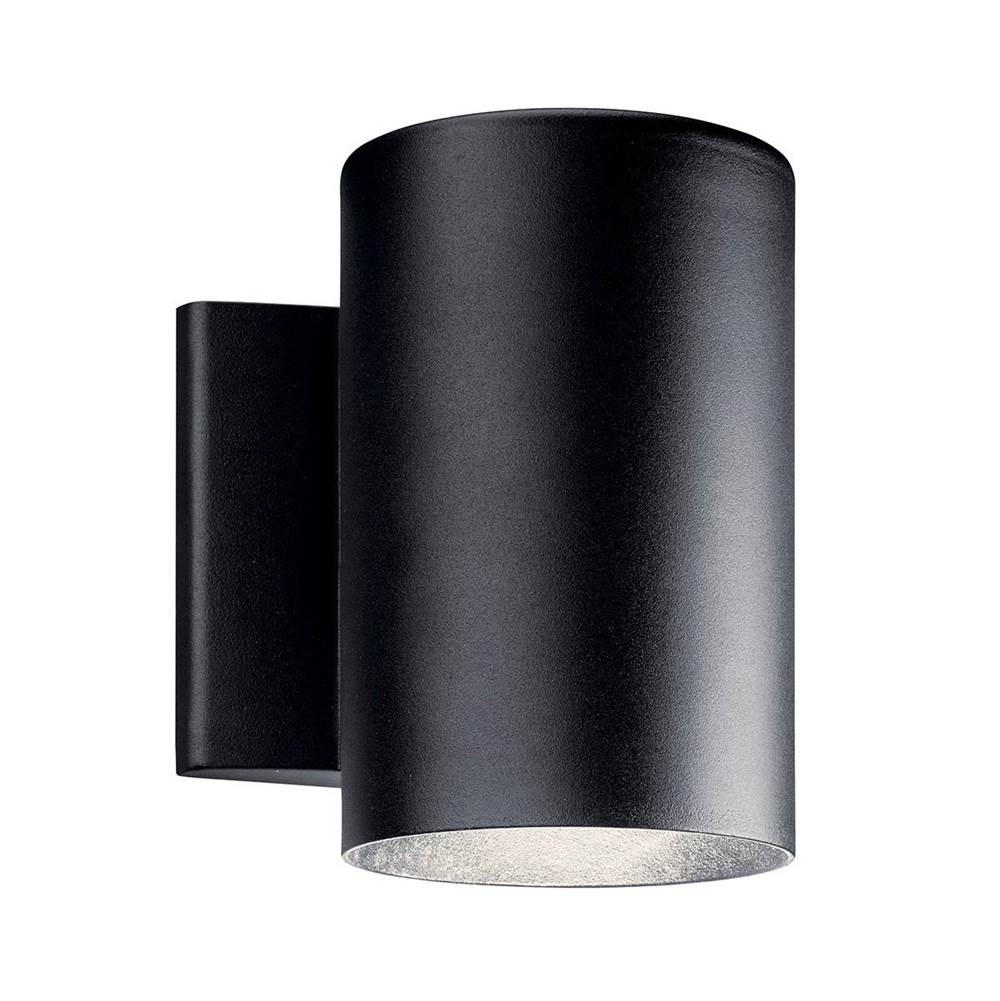 KICHLER 11309BKTLED Cylinder 3000K LED 7â€ Wall Light