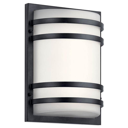 KICHLER 11320BKTLED 13" LED Wall Light Textured Black