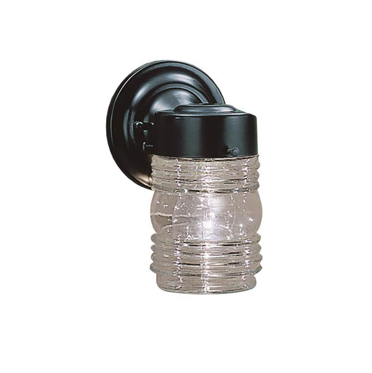KICHLER 1148BK 7.75" 1 Light Wall Light Black