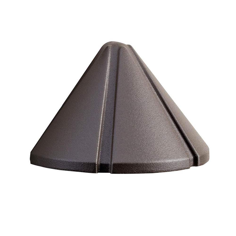 KICHLER 15065AZT 12V Cast Mini Deck Light Textured Architectural Bronze