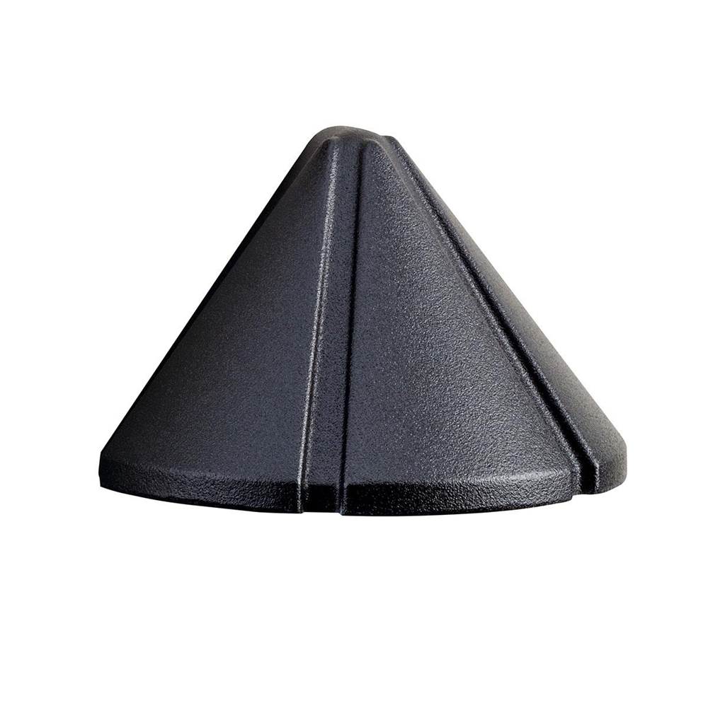 KICHLER 15065BKT 12V Cast Mini Deck Light Textured Black