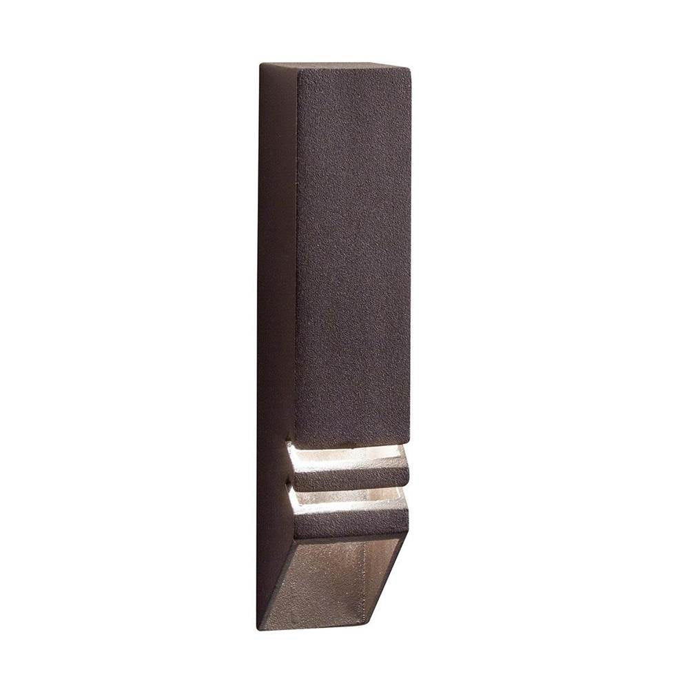 KICHLER 15066AZT 12V Louvered Down Rail Deck Light Textured Architectural Bronze