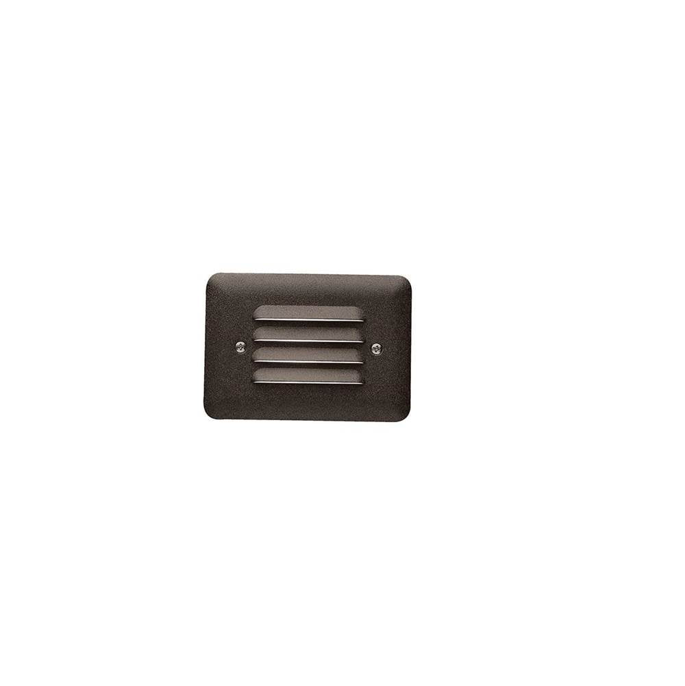 KICHLER 15072AZT 12V Mini Louvered Step Light Textured Architectural Bronze