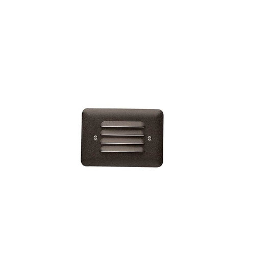 KICHLER 15072AZT 12V Mini Louvered Step Light Textured Architectural Bronze