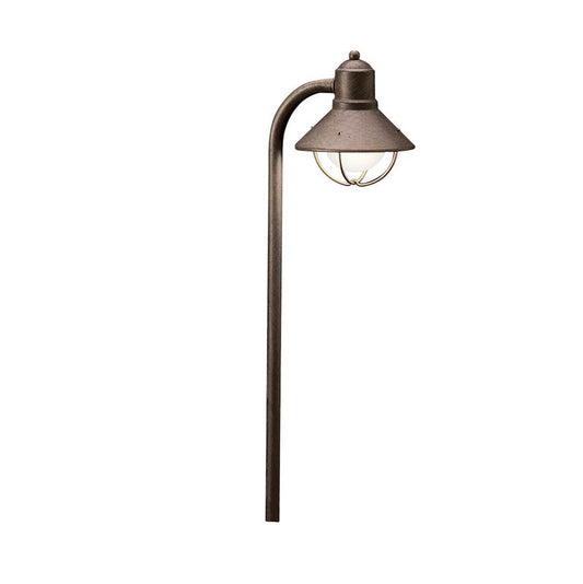 KICHLER 15438OB Traditional Marine Lantern 12V Path Light Olde Brick