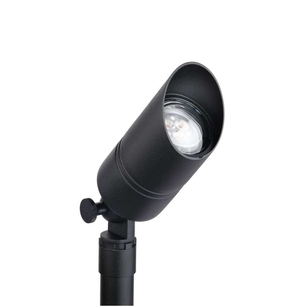 KICHLER 15475BKB 5" Black Brass Mr16 12V Drop-In Accent Fixture