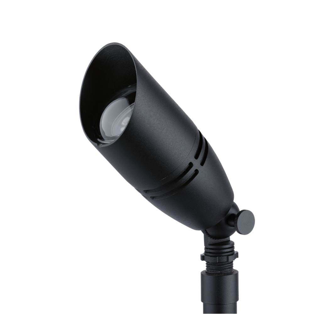 KICHLER 15517BKB Fixed Socket Mr16 Black Brass 12V Drop-In Accent Fixture