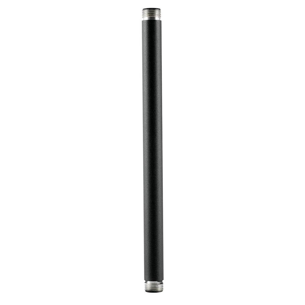 KICHLER 15656BKT 12" Fixture Mounting Stems .5 NPSM Textured Black
