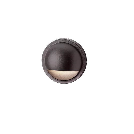 KICHLER 15764AZT30R 12V LED 3000K Half Moon Deck Light Textured Architectural Bronze