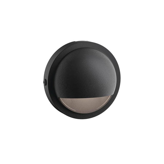 KICHLER 15764BKT30R 12V LED 3000K Half Moon Deck Light Textured Architectural Bronze