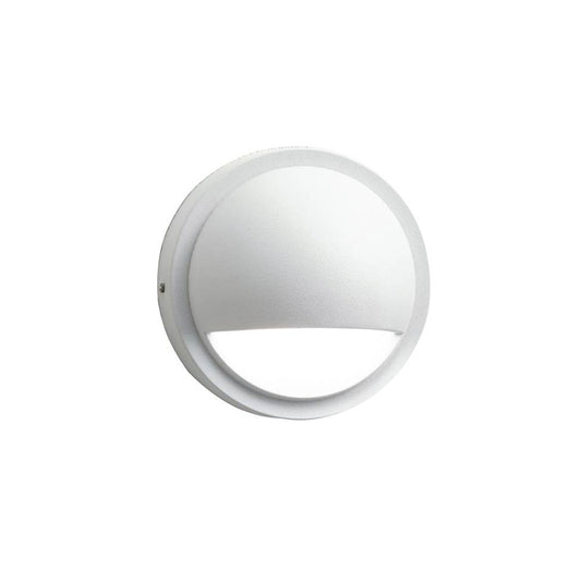 KICHLER 15764WHT30R 12V LED 3000K Half Moon Deck Light Textured White
